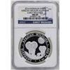 Image 1 : 2014 Somalia 100 Shillings African Wildlife Elephant Silver Coin NGC MS69 ER