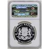 Image 2 : 2014 Somalia 100 Shillings African Wildlife Elephant Silver Coin NGC MS69 ER