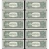 Image 2 : Lot of (10) Consecutive 2001 $1 Federal Reserve STAR Notes
