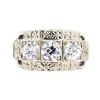 Image 2 : 14KT White and Yellow Gold 1.16 ctw Diamond Ring