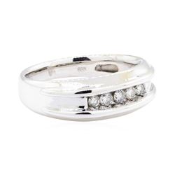 14KT White Gold 0.25 ctw Diamond Band