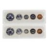 Image 2 : Lot of 1960-1961 (5) Coin Proof Sets