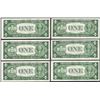 Image 2 : Lot of (6) Consecutive 1935D $1 Silver Certificate Notes