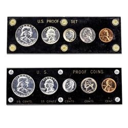 Lot of 1957-1958 (5) Coin Proof Sets