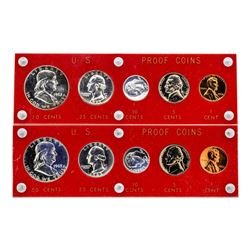 Lot of 1962-1963 (5) Coin Proof Sets