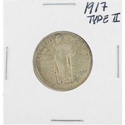 1917 TYPE 2 Standing Liberty Quarter Coin