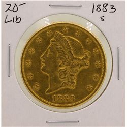 1883-S $20 Liberty Head Double Eagle Gold Coin