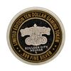 Image 2 : .999 Silver Gold Strike Inn $10 Limited Edition Casino Gaming Token