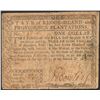 Image 1 : July 2, 1780 $1 Rhode Island Colonial Currency Note