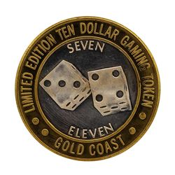 .999 Fine Silver Gold Coast Las Vegas $10 Casino Limited Edition Gaming Token