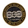 Image 2 : .999 Fine Silver Gold Coast Las Vegas $10 Casino Limited Edition Gaming Token