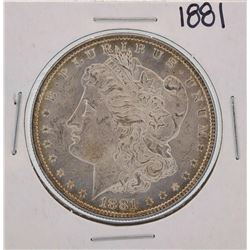 1881 $1 Morgan Silver Dollar Coin Amazing Toning