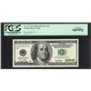 Image 1 : 2001 $100 Federal Reserve STAR Note PCGS Gem New 66PPQ