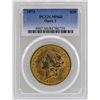 Image 1 : 1873 Open 3 $20 Liberty Head Double Eagle Gold Coin PCGS MS60