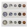 Image 2 : Lot of 1962-1964 (5) Coin Proof Sets