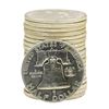 Image 2 : Roll of (20) 1960 Brilliant Uncirculated Franklin Half Dollars