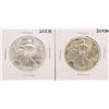 Image 1 : Lot of 2005-2006 $1 American Silver Eagle Coins