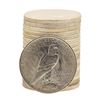 Image 2 : Roll of (20) Brilliant Uncirculated 1922 $1 Peace Silver Dollar Coins