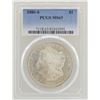 Image 1 : 1880-S $1 Morgan Silver Dollar Coin PCGS MS65
