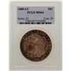 Image 1 : 1885-CC $1 Morgan Silver Dollar Coin PCGS MS64 Nice Toning