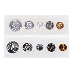 Lot of 1955-1956 (5) Coin Proof Sets