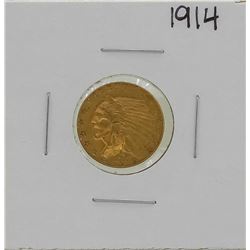 1914 $2 1/2 Indian Head Quarter Eagle Gold Coin