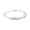 Image 1 : 14KT White Gold 0.20 ctw Diamond Band