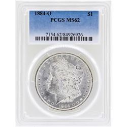 1884-O $1 Morgan Silver Dollar Coin PCGS MS62