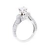 Image 4 : 14KT White Gold 0.60 ctw Diamond Ring