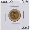 Image 1 : 1945 Mexico 2 1/2 Pesos Gold Coin