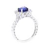 Image 4 : 18KT White Gold 2.99 ctw Sapphire and Diamond Ring