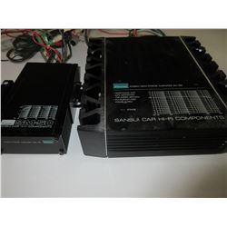 Sansui Car High Power Amps   SM - 100  &   SM - 50