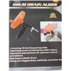 Image 1 : New 16 foot Drum Drain Auger / 1/4 in x 16ft clean your own drain & save!