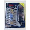 Image 1 : New Bosch 14 piece Jig Saw Blade set with case