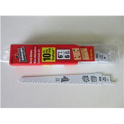 New Vermont American Swiss made Recip/Sawzall Blades 6in - 10 in pack