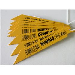 New DeWalt 6 inch Bi-Metal Recip/Sawzall Blades / 10 blades