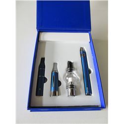 BLUE 3 in 1 Wax Vaporizer Pen Kit Dry Herb electronic cigarettes with