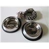 Image 1 : Bundle of Dog Items / 2 stainless non skid Bowls for sm-med / Braided rope