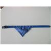 Image 1 : New Bandana Dog Collar / from 15in - 18 1/2 in / large dogs / Blue