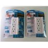 Image 1 : 2 New Surge Protectors for small Appliances 6 outlet