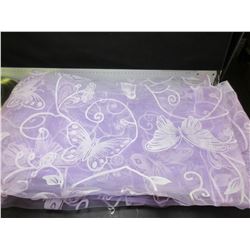 Window Coverings / Butterfly's / Shear curtains 2pc at 40 x 82 each