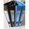 Image 1 : 4 New Hilroy 4 pocket - easy pull ring 1 inch  Binders