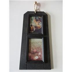 New Picture Frame 8 x 17 with Hardware to hang / 4 x 6 frames