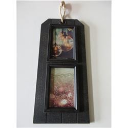 New Picture Frame 8 x 17 with Hardware to hang / 4 x 6 frames