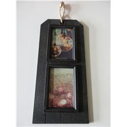 New Picture Frame 8 x 17 with Hardware to hang / 4 x 6 frames