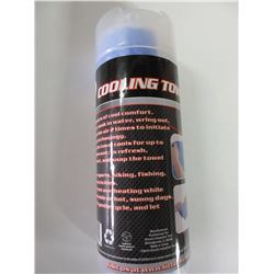 Blue Cooling Towel / Just wet and flick towel stays  cold for hrs