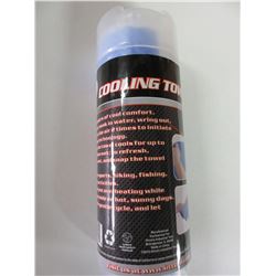 Blue Cooling Towel / Just wet and flick towel stays  cold for hrs