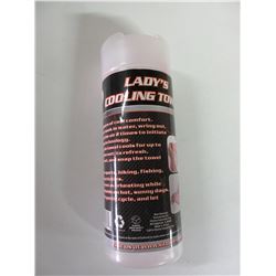Pink Cooling Towel / Just wet and flick towel stays  cold for hrs