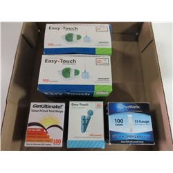 Flat of Pen Needles & Lancets / boxes of 100 huge value here
