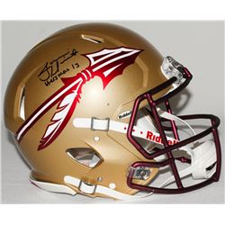 Jameis Winston Signed LE Florida State Full-Size Authentic Pro-Line Speed Helmet Inscribed "Heisman 